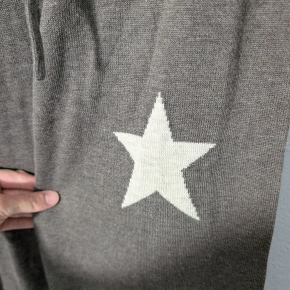 Soft Surroundings star print cashmere blend lounge pants sz sm - Picture 4 of 7